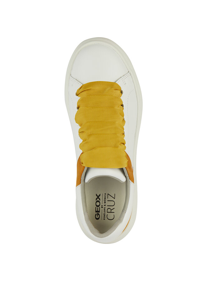 Geox D Spherica EC4.1 White/Cognac