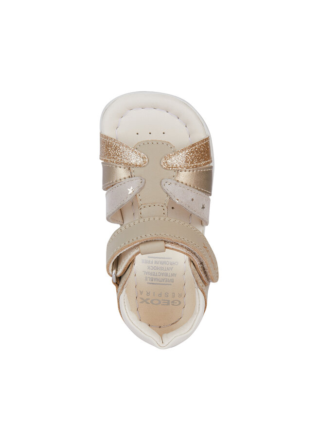 Geox B451YC B Sandal Alul Beige/Light Gold