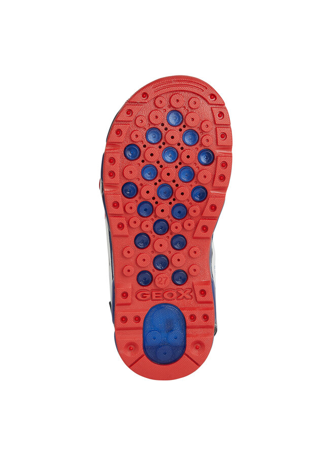Geox J450QA J S. Android Blue/Red Sandal