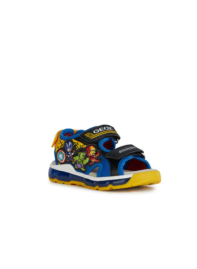 Geox J450QC J S. Android Black/Royal Sandal