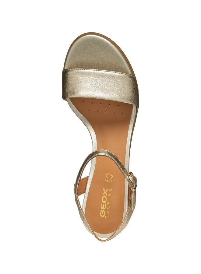 Geox D25RXB D Aurely Light Gold Sandal