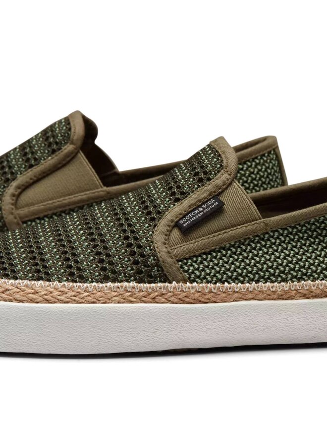 Scotch & Soda Izomi Slip-On Shoe Army Green