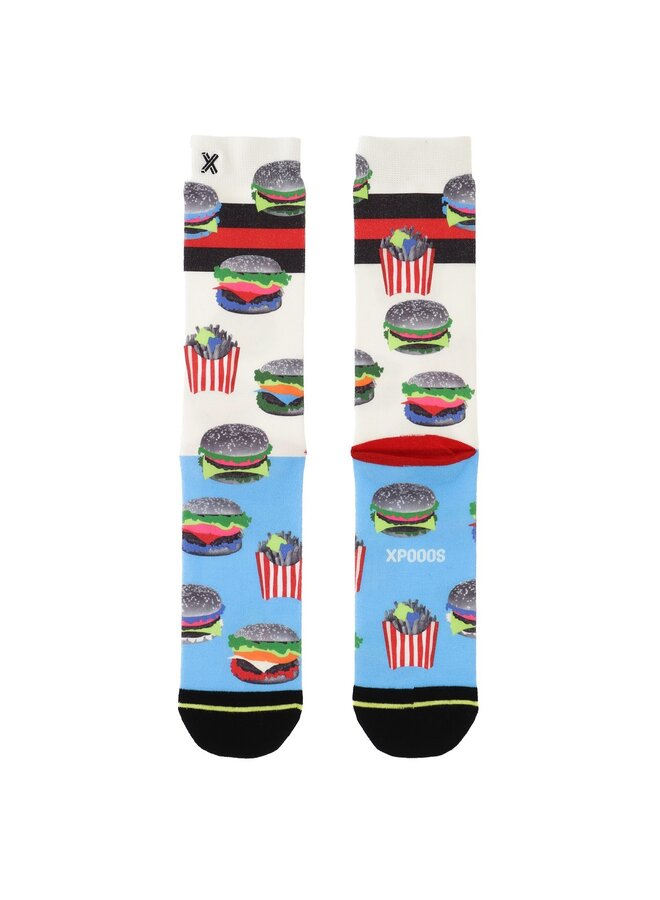 Xpooos Socks Burger Life 60332