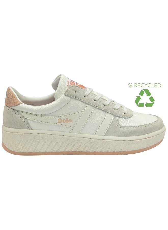 Gola CLB513WK Grandslam 88 White/White/Pearl Pink