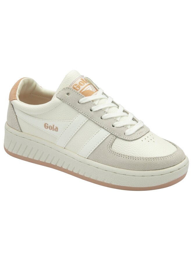 Gola CLB513WK Grandslam 88 White/White/Pearl Pink