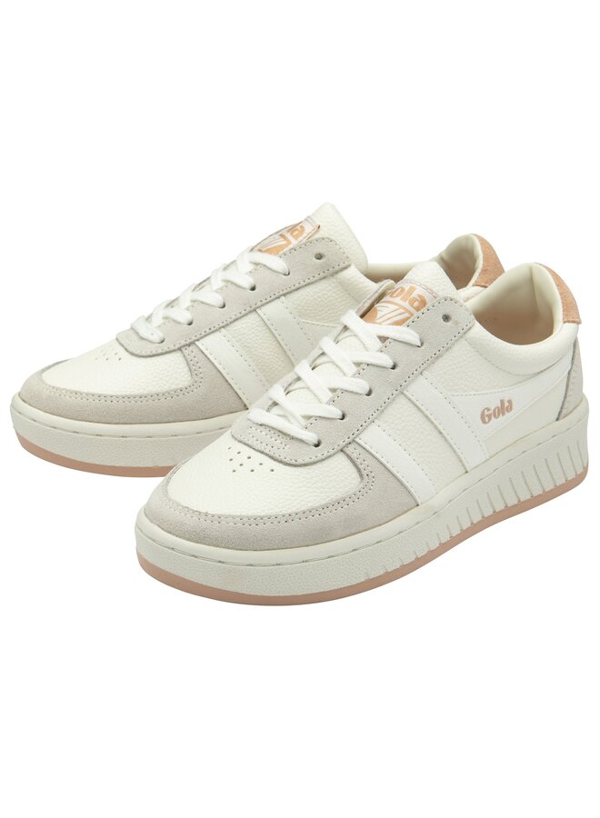 Gola CLB513WK Grandslam 88 White/White/Pearl Pink