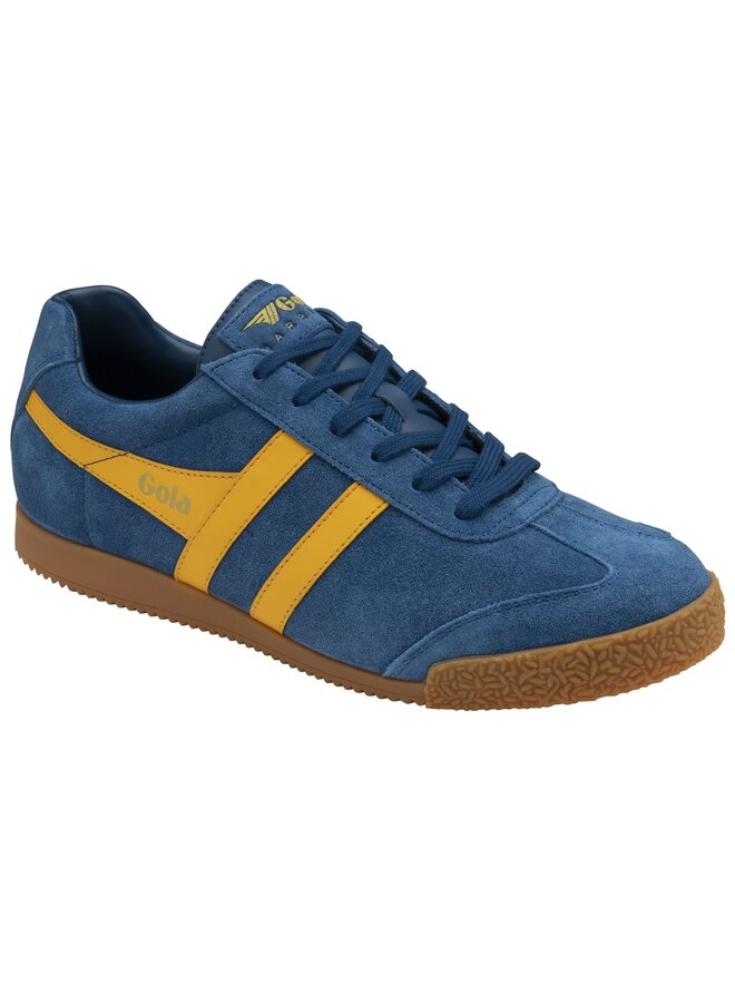 Gola Harrier Suede Marine Blue/Sun