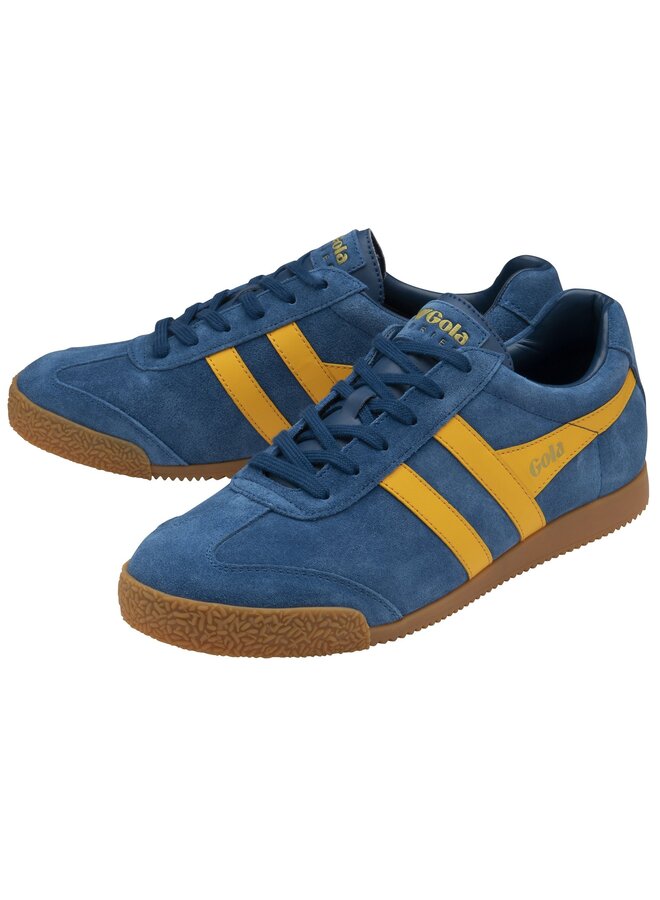 Gola Harrier Suede Marine Blue/Sun