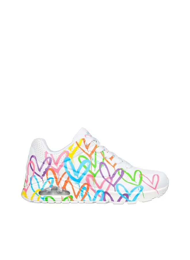 Skechers 177981 White/Multi Uno - Highlight Love