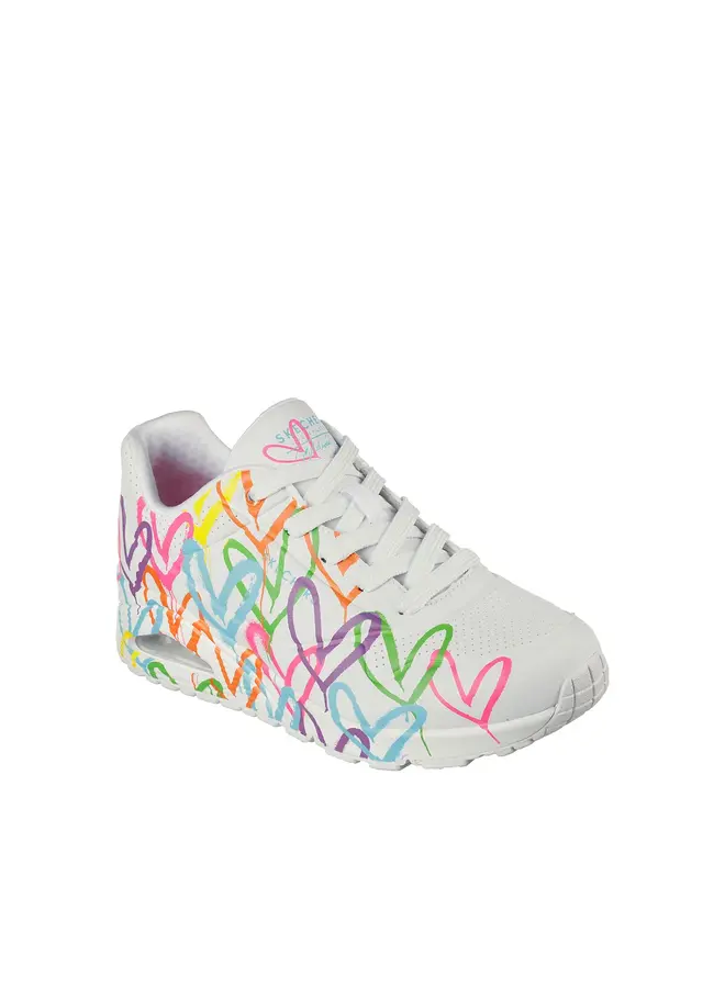 Skechers 177981 White/Multi Uno - Highlight Love