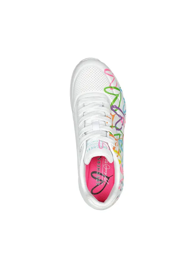 Skechers 177981 White/Multi Uno - Highlight Love