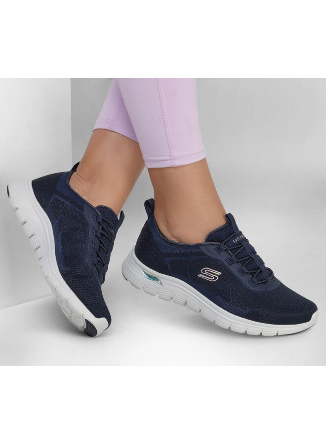 Skechers 104377 Navy Archi Fit Vista - Gleaming