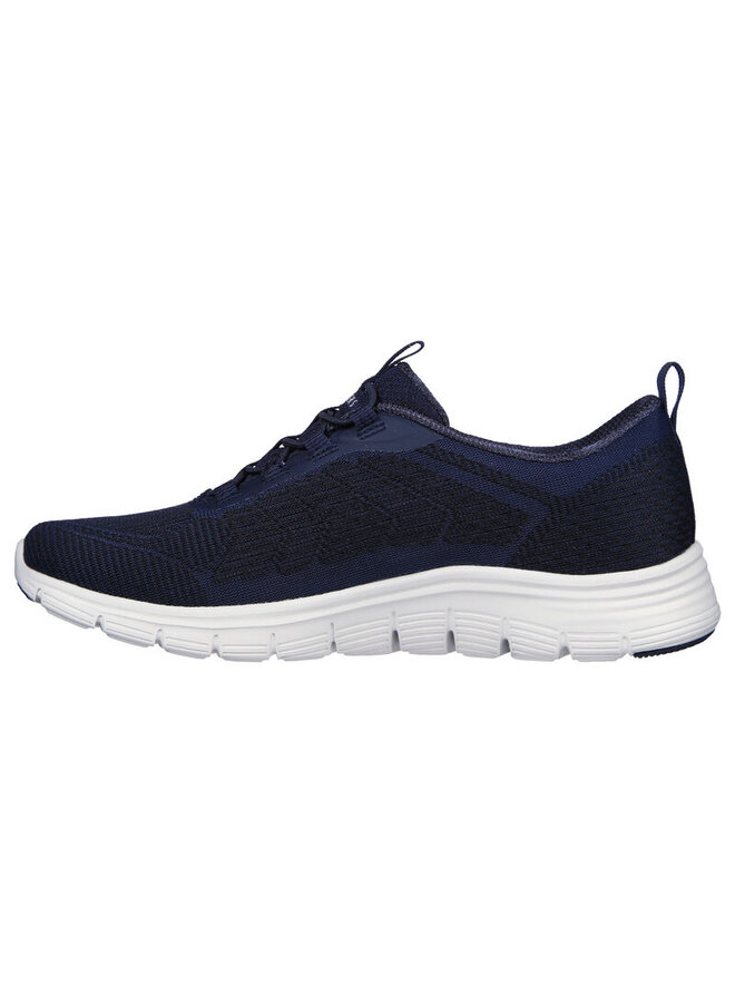 Skechers 104377 Navy Archi Fit Vista - Gleaming