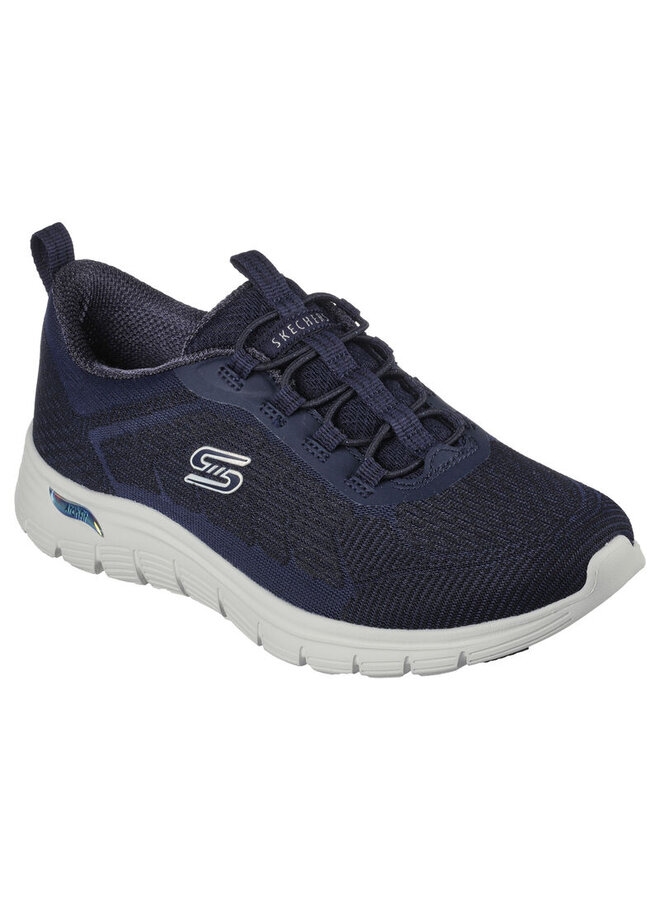 Skechers 104377 Navy Archi Fit Vista - Gleaming