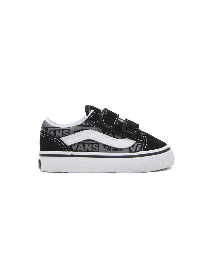 Vans Toddler Old Skool V Logo Black/Grey