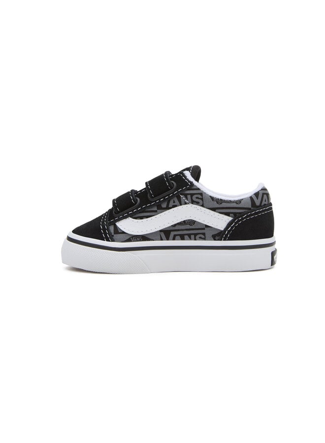 Vans Toddler Old Skool V Logo Black/Grey