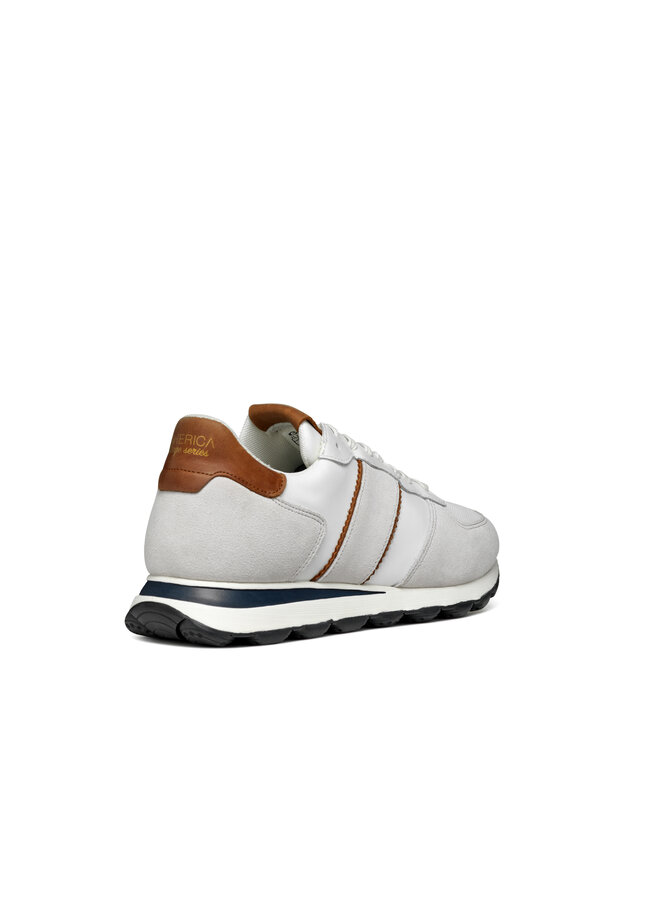 Geox U3612A U Spherica VSeries White/Cognac