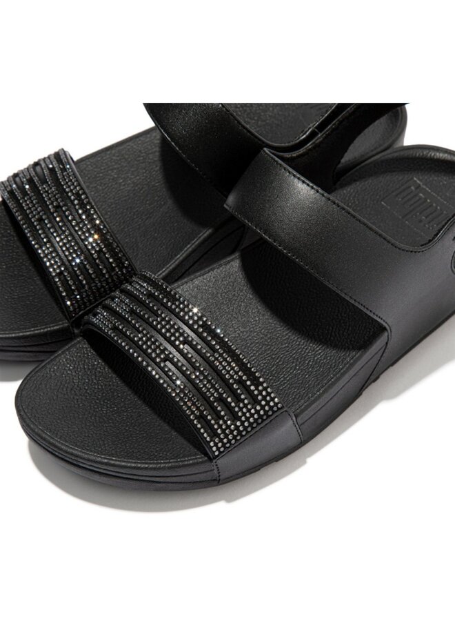 FitFlop Lulu Crystal Embellished Back Strap Sandals