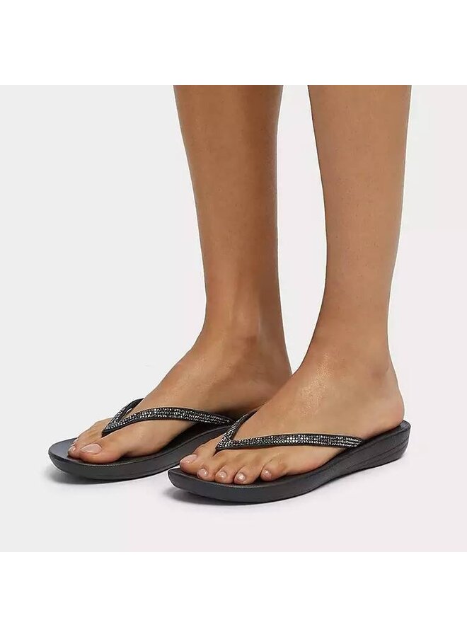 FitFlop IQushion Sparkle Black