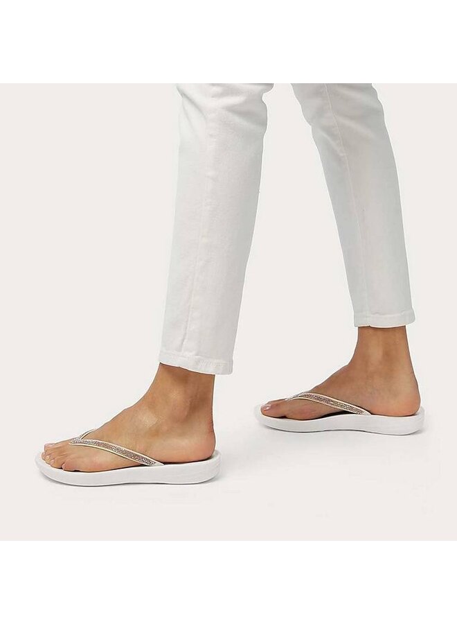 FitFlop IQushion Sparkle Urban White