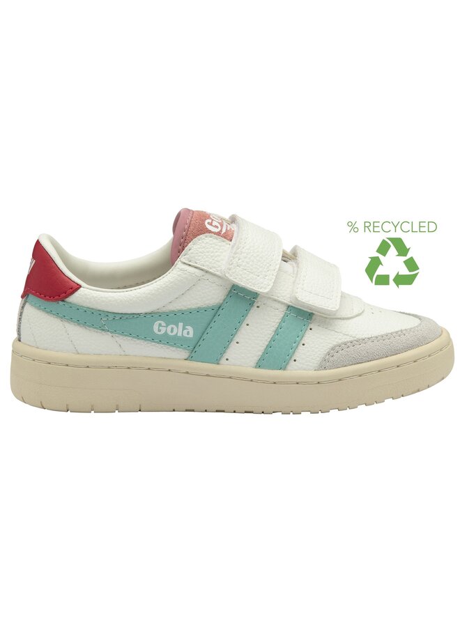 Gola CKA415WX Falcon Strap White/Aruba/Raspberry