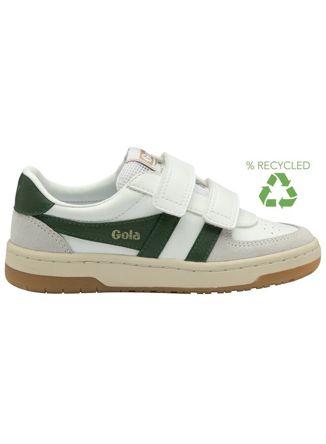 Gola CKA336XN Hawk Strap White/Dark Green