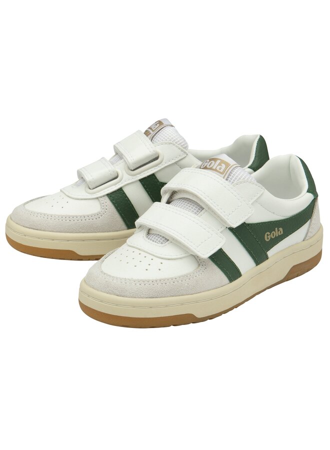 Gola Hawk Strap White/Dark Green