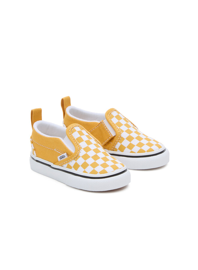 Vans Toddler Slip-On V Checkerboard Golden Glow