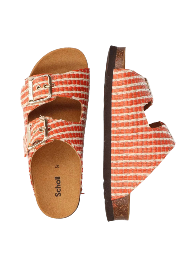 Scholl Noelle Raffia Arancio