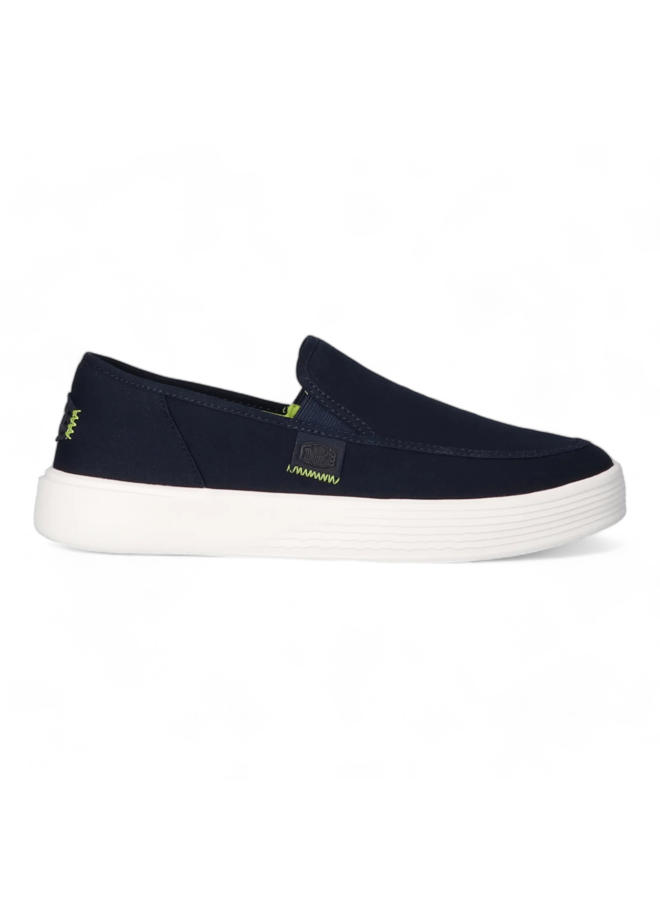 HEYDUDE Sunapee Canvas Navy/White