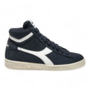 Diadora Game L High Suede Waxed Blue Denim