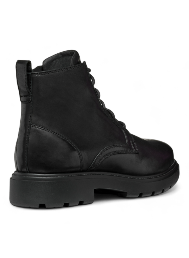 Geox U46FRC  U Spherica EC7 Black Ankle Boots