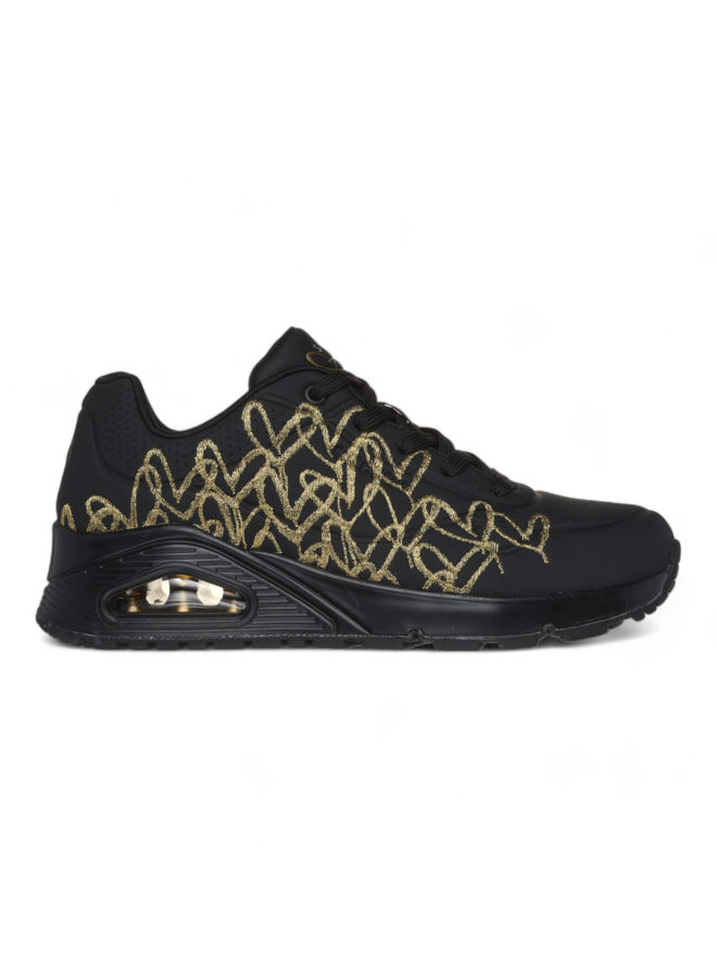 Skechers 177975 BKGD Uno - Golden Heart