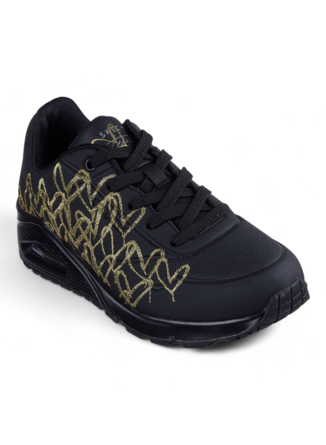 Skechers 177975 BKGD Uno - Golden Heart