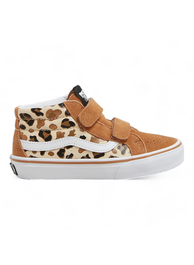 Vans Kids SK8- Mid Reissue V Leopard Glitter