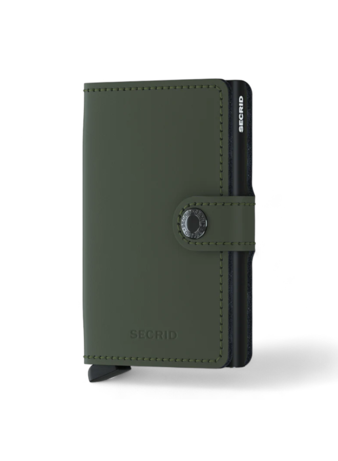 Secrid Miniwallet Matte Green-Black