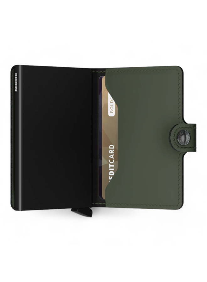 Secrid Miniwallet Matte Green-Black