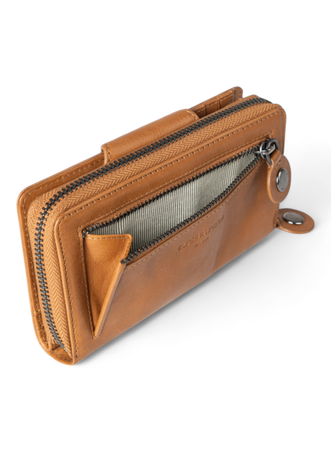 Aunts & Uncles 42225-1 Francis Zipper Wallet Caramel