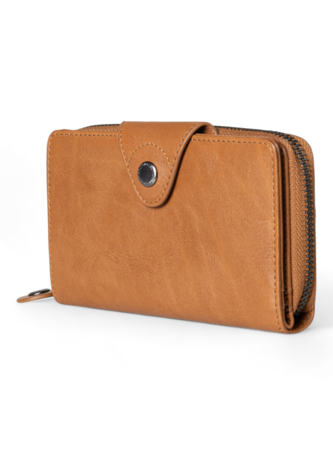 Aunts & Uncles 42225-1 Francis Zipper Wallet Caramel