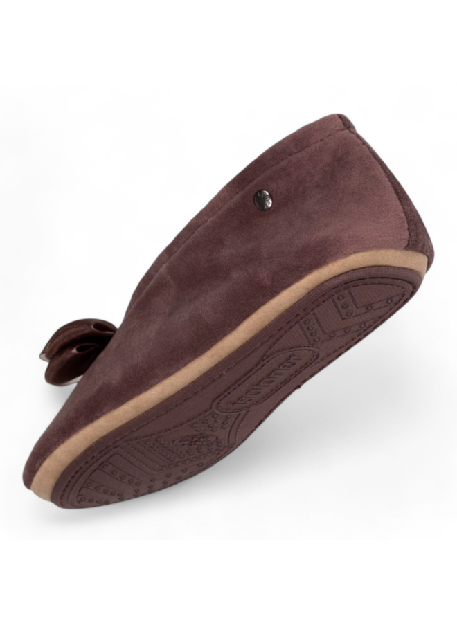 Isotoner ballerina pantoffels 97381 Taupe