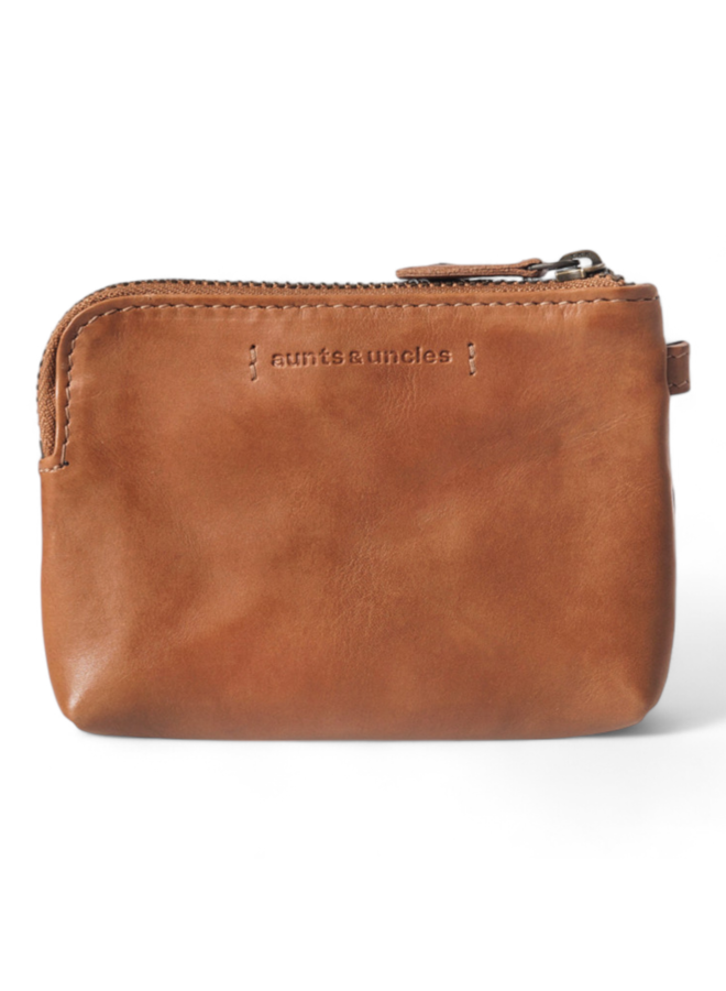 Aunts & Uncles 20110-1 Physalis Key Case Cognac
