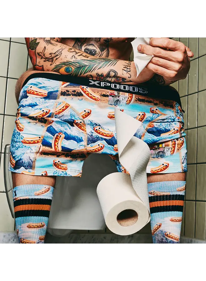Xpooos men boxer hotdog