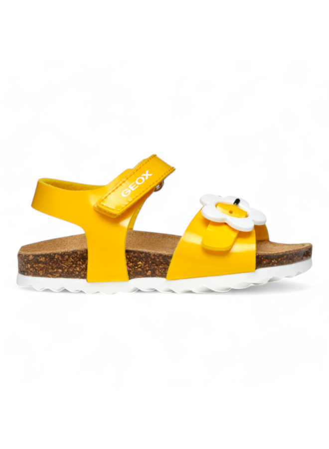 Geox B552RD B Sandal Chalki Yellow Girl