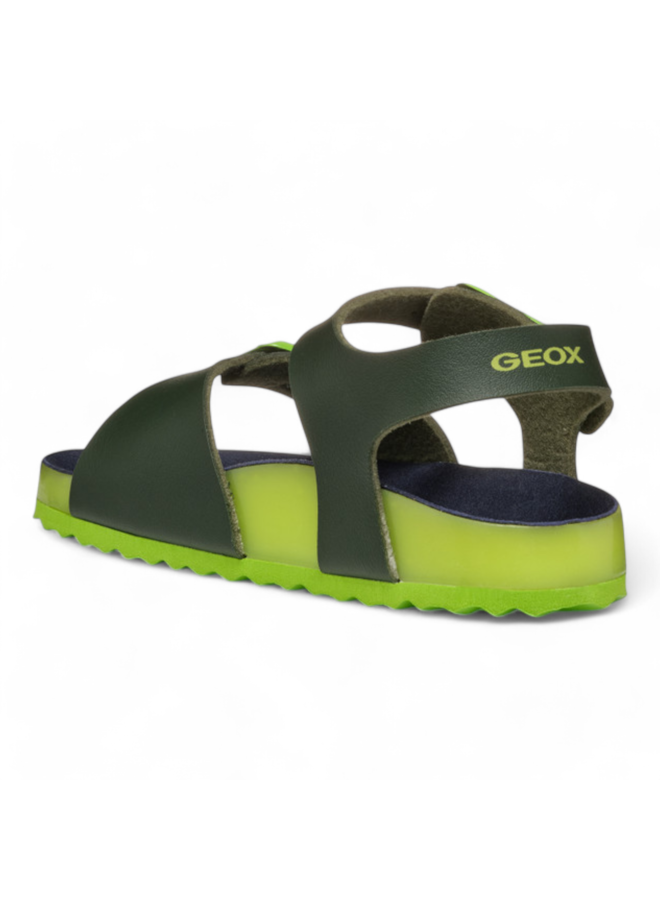 Geox J558LC J Ghita Boy Dk Green/Lime