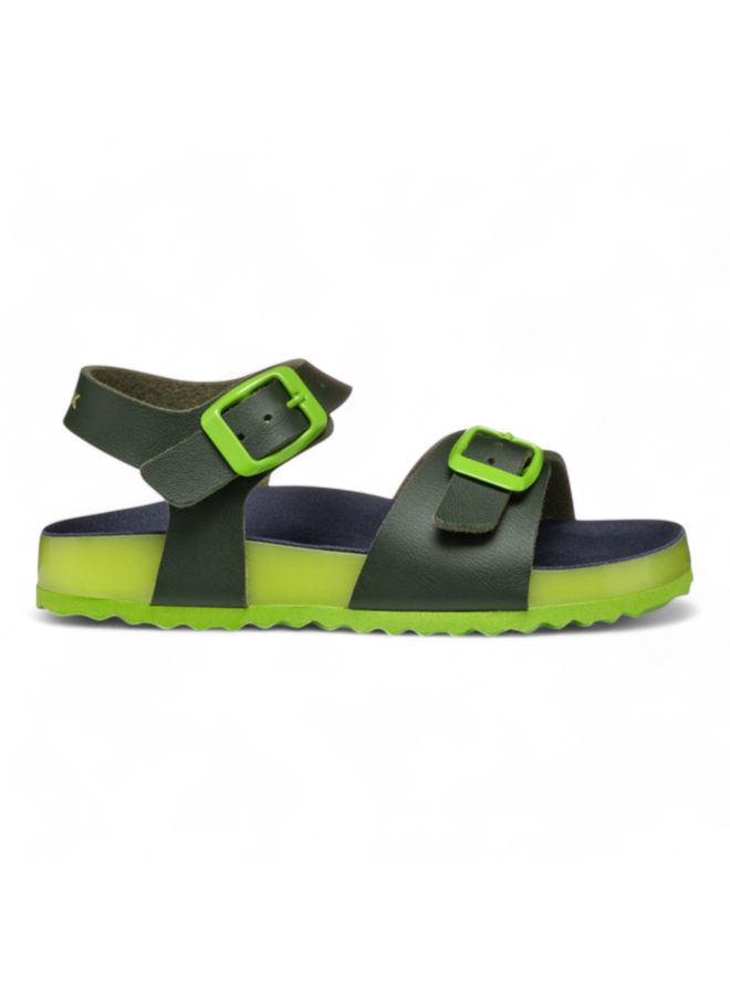 Geox J558LC J Ghita Boy Dk Green/Lime
