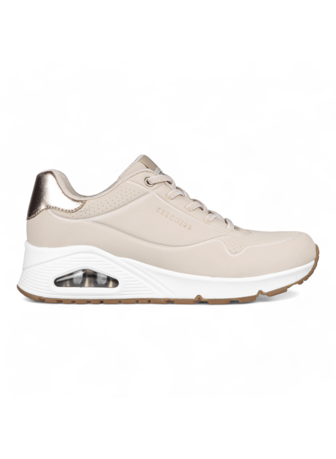 Skechers Uno Shimmer Away Natural 155196