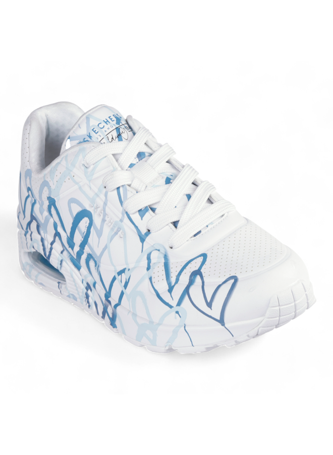 Skechers 155507 Uno Spread the Love White