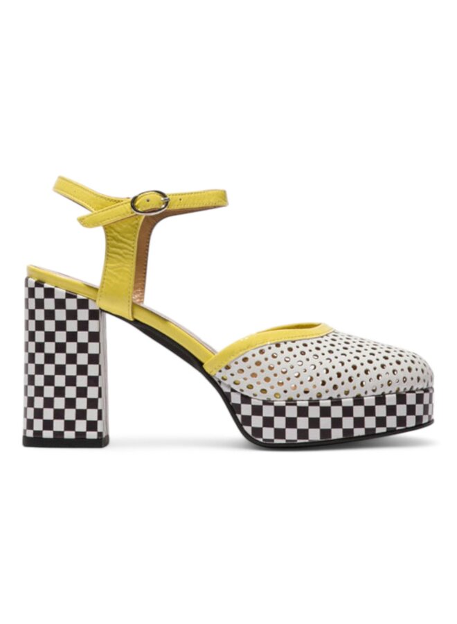 Fly London Elza Kais/Napp - White/Lemon