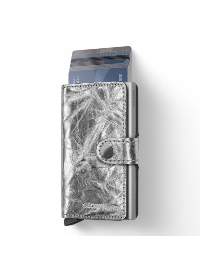 Secrid Miniwallet Crunch Silver