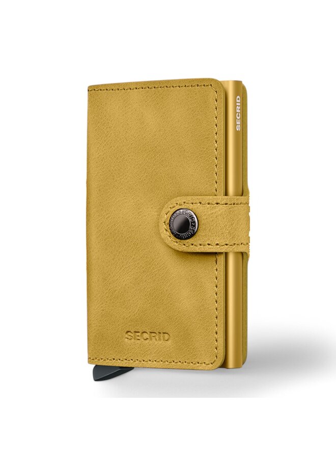 Secrid Miniwallet Vintage Yellow